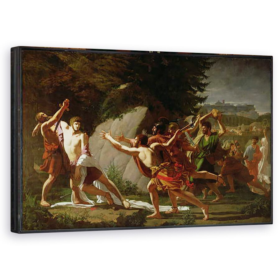 Tablou canvas - Francois Jean-Baptiste Topino-Lebrun - Moartea lui Caius Gracchus c.159-121 i.Hr. 1792-97 , 60 x 100 cm