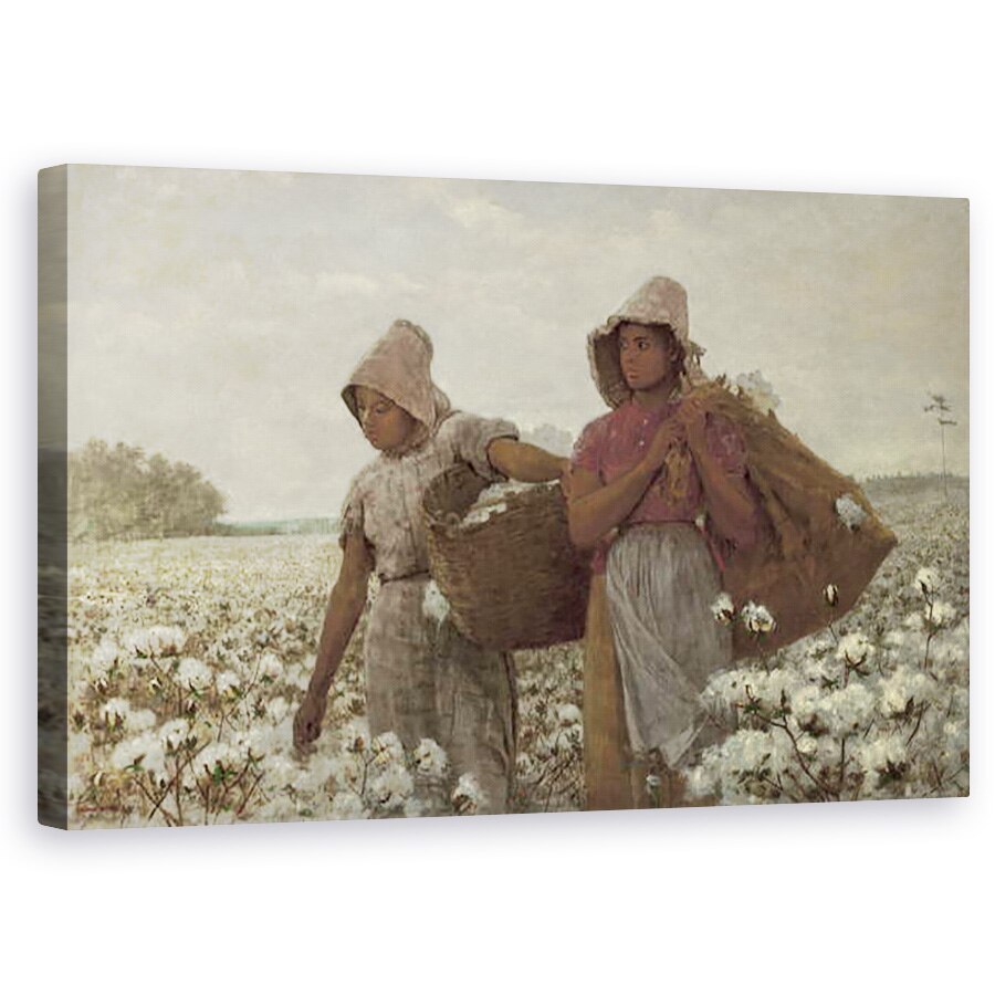 Tablou canvas - Winslow Homer - Culegatorii de bumbac, 60 x 100 cm