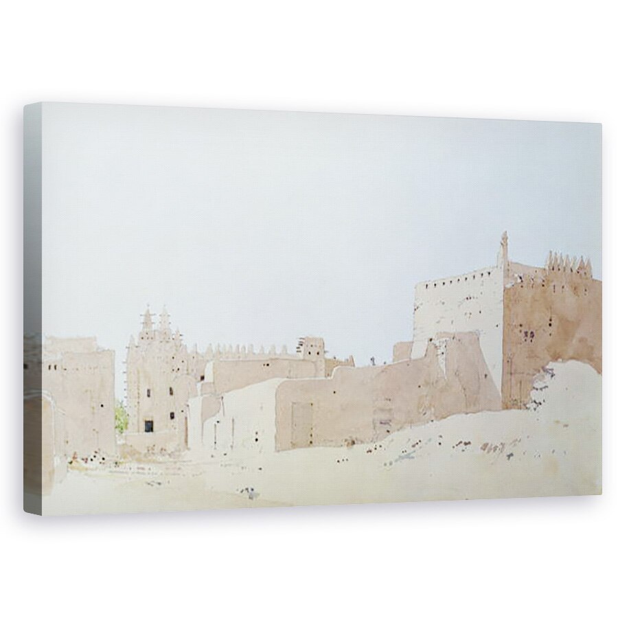 Tablou canvas - Charlie Millar - Djenne Mali Grande Moschee, luni, 60 x 100 cm