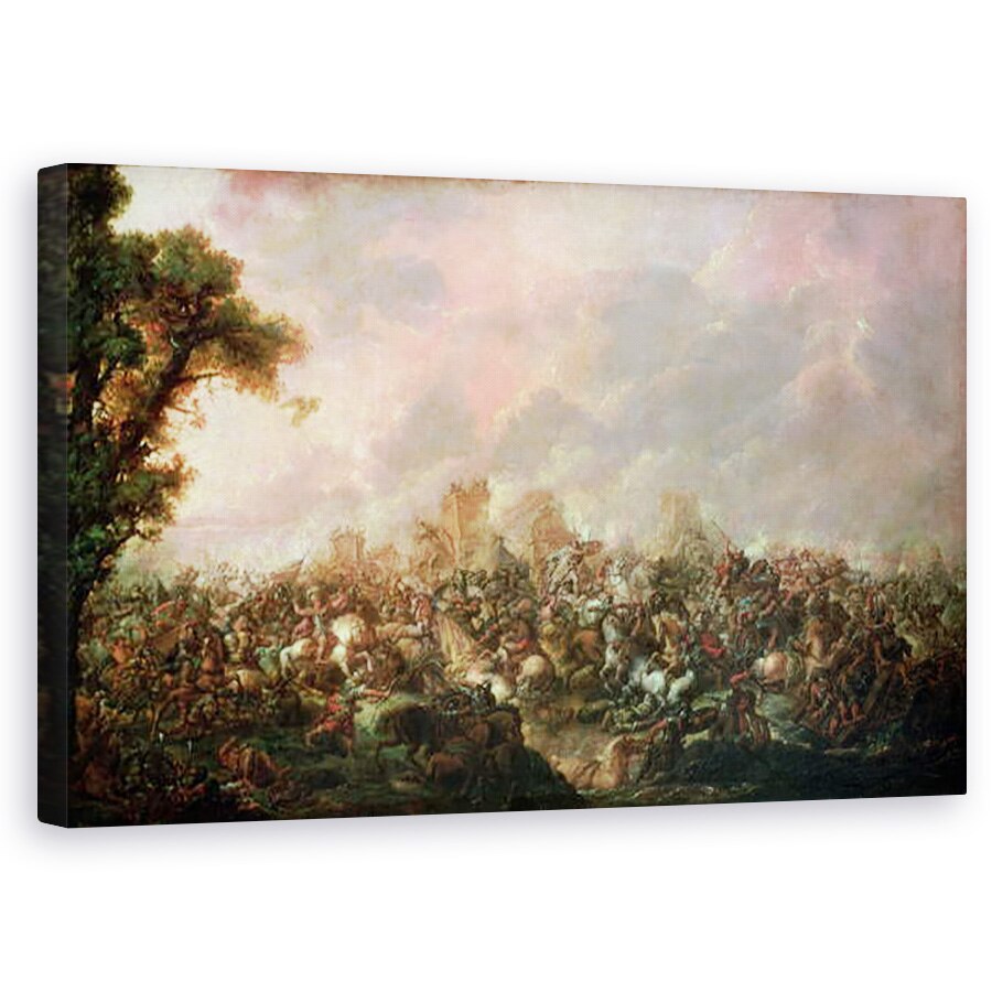 Tablou canvas - Francois Louis Joseph Watteau - infrangerea lui Darius 339-330 i.Hr. de Alexandru cel Mare 356-323 i.Hr. 331 i.Hr. , 50 x 80 cm