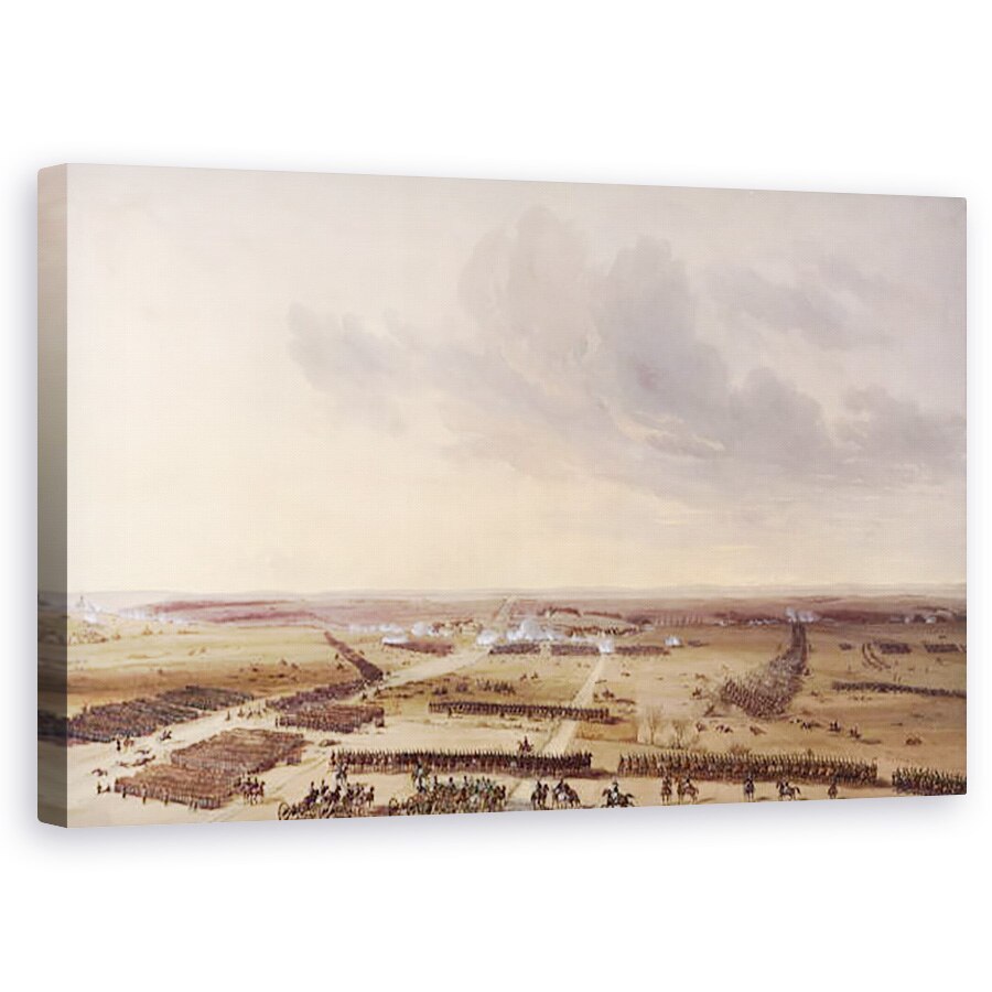 Tablou canvas - Jean Antoine Simeon Fort - Batalia de la Montmirail din 11 februarie 1814 , 60 x 100 cm