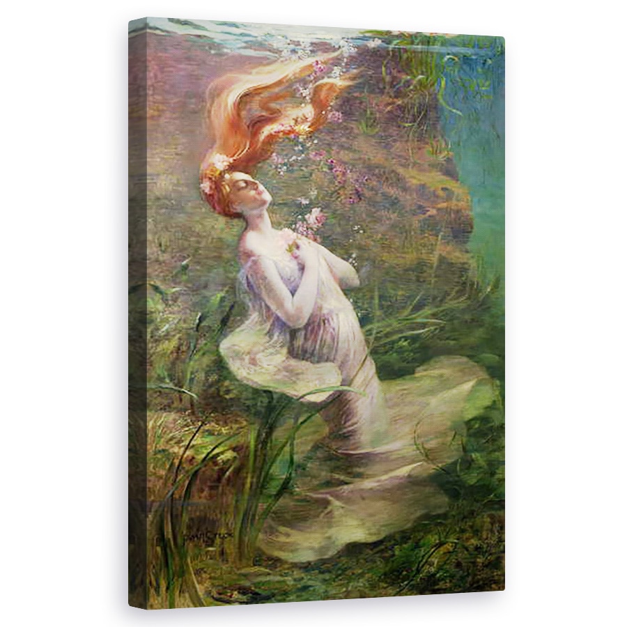 Tablou canvas - Paul Albert Steck - Ophelia inec, 60 x 100 cm