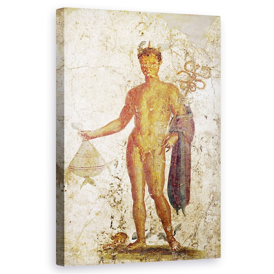 Tablou canvas - Roman - Mercury, din Pompei, 60 x 100 cm