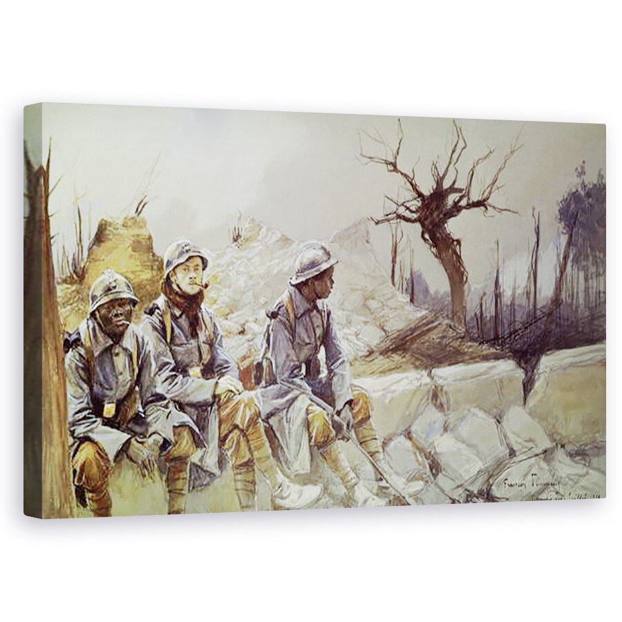 Tablou canvas - Francois Flameng - Dampierre, 60 x 100 cm