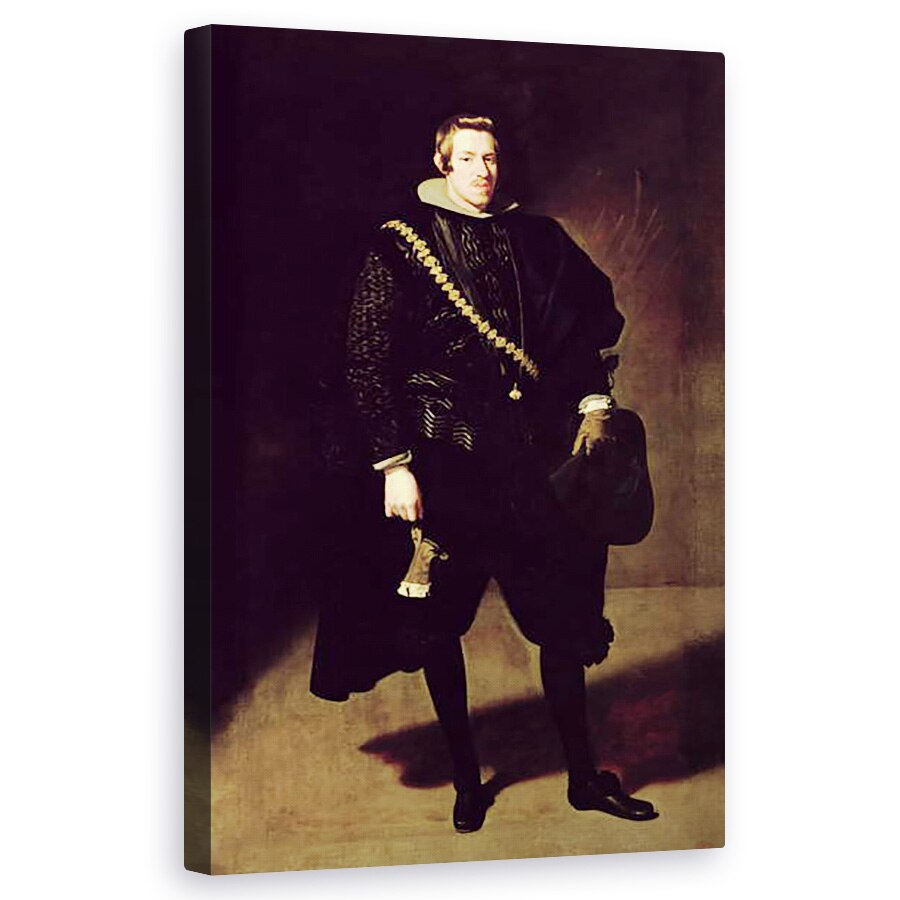 Tablou canvas - Diego Rodriguez de Silva y Velazquez - Portret De Infante Don Carlos 1607-32 c.1626-27 , 50 x 80 cm