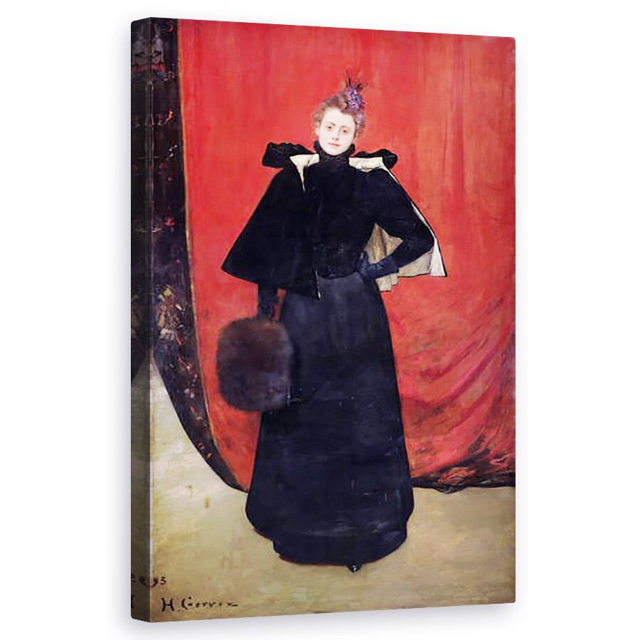 Tablou canvas - Henri Gervex - Portret De Madame Gervex, 50 x 80 cm