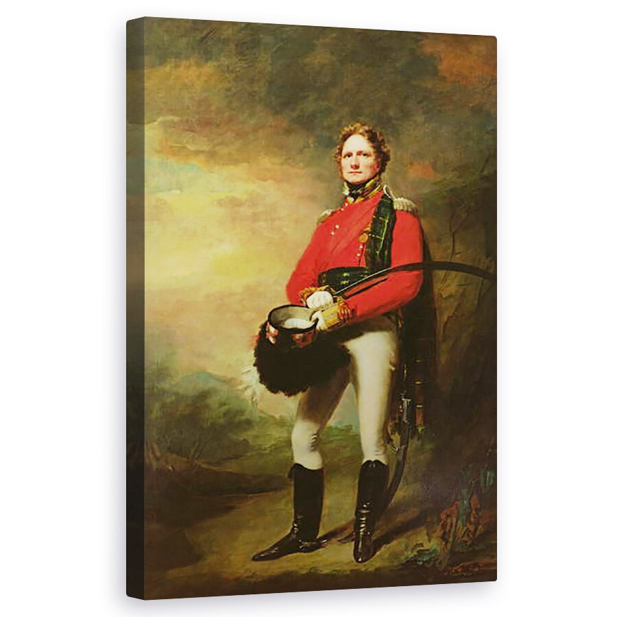 Tablou canvas - Henry Raeburn - Maiorul James Lee Harvey c.1780-1848 , 60 x 100 cm
