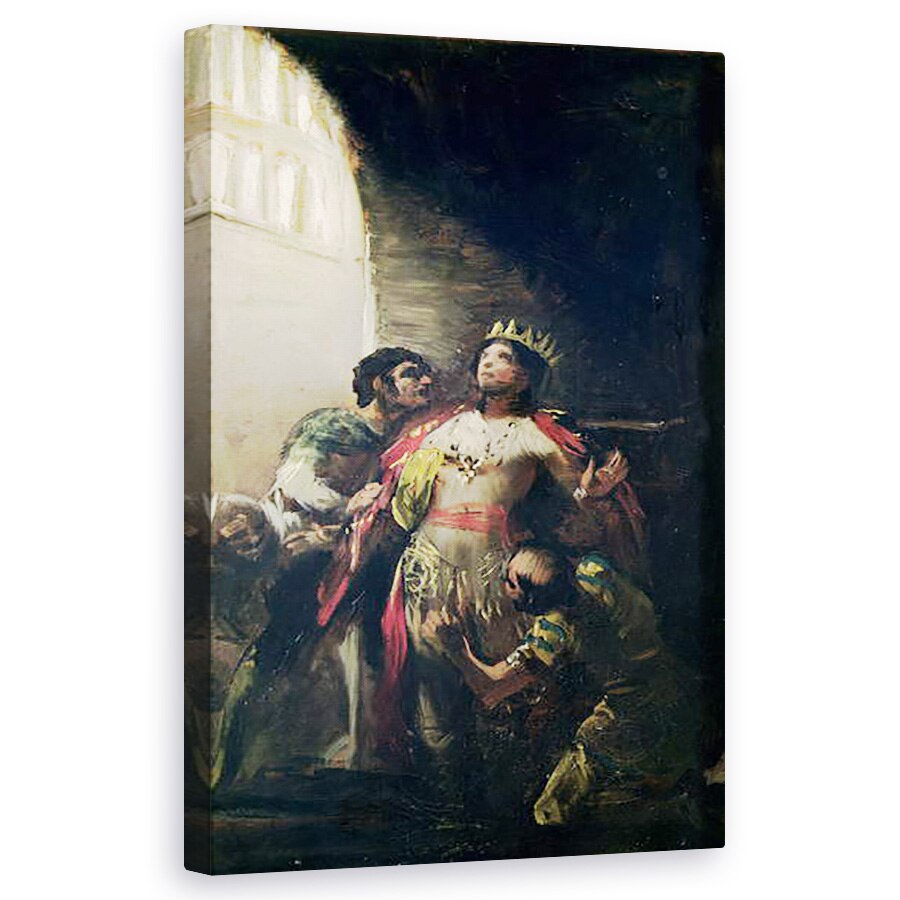 Tablou canvas - Francisco Jose de Goya y Lucientes - Sfantul Hermengild d.585 in inchisoare, 50 x 80 cm