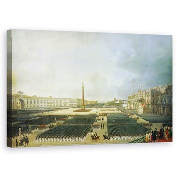 Tablou canvas - Adolphe Ladurner - Conconsacrarea Coloanei Alexandru din Sankt Petersburg la 30 august 1834 , 60 x 100 cm Tablou canvas - Adolphe Ladurner - Conconsacrarea Coloanei Alexandru din Sankt Petersburg la 30 august 1834 , 60 x 100 cm