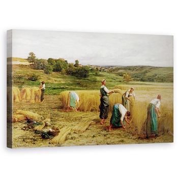 Tablou canvas - Leon Augustin Lhermitte - recolta, 60 x 100 cm Tablou canvas - Leon Augustin Lhermitte - recolta, 60 x 100 cm
