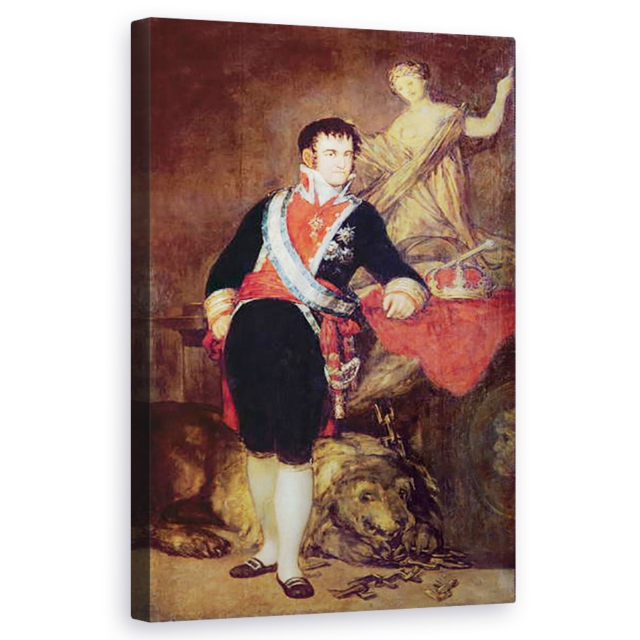 Tablou canvas - Francisco Jose de Goya y Lucientes - Ferdinand VII 1784-1833 de Bourbon, 50 x 80 cm