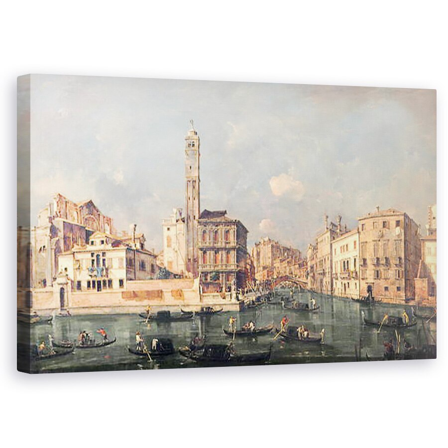 Tablou canvas - Francesco Guardi - Grand Canal, San Geremia si intrarea in Canneregio , 50 x 80 cm