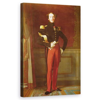 Tablou canvas - Jean Auguste Dominique Ingres - Ferdinand-Philippe 1810-42 Duce de Orleans la Palatul Tuileries, 60 x 100 cm Tablou canvas - Jean Auguste Dominique Ingres - Ferdinand-Philippe 1810-42 Duce de Orleans la Palatul Tuileries, 60 x 100 cm