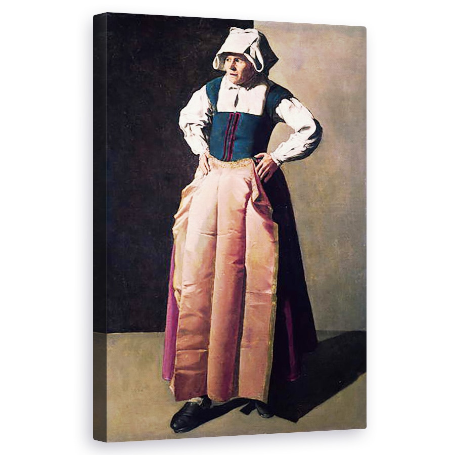 Tablou canvas - Georges de la Tour - Femeie batrana, 60 x 100 cm