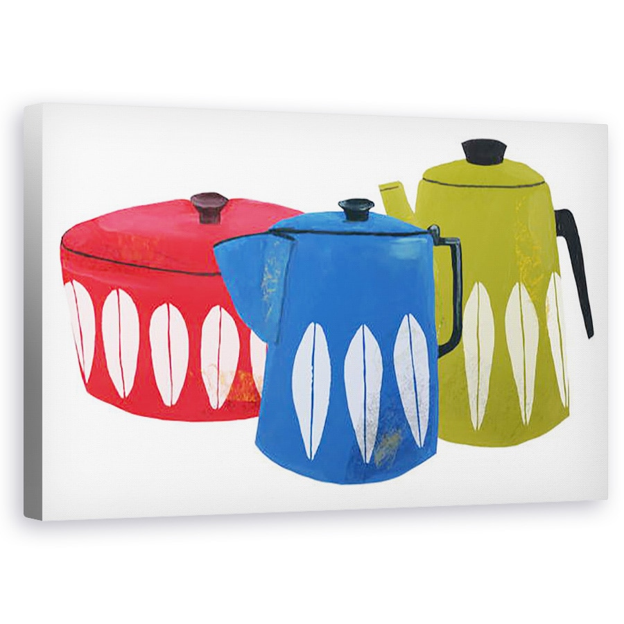 Tablou canvas - Grace Helmer - Oale si ceainic, 50 x 80 cm