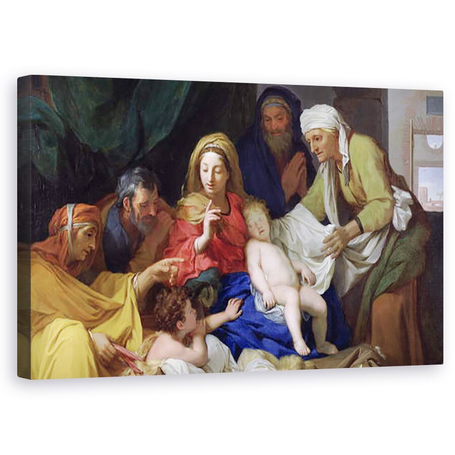 Tablou canvas - Charles Le Brun - Hristos adormit, 60 x 100 cm