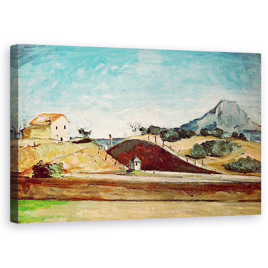 Tablou canvas - Paul Cezanne - Taierea feroviara, 60 x 100 cm