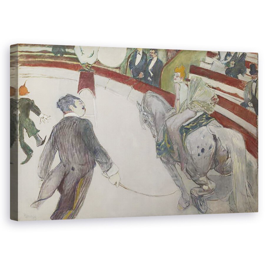 Tablou canvas - Henri de Toulouse-Lautrec - Equestrienne La Cirque Fernando, 60 x 100 cm