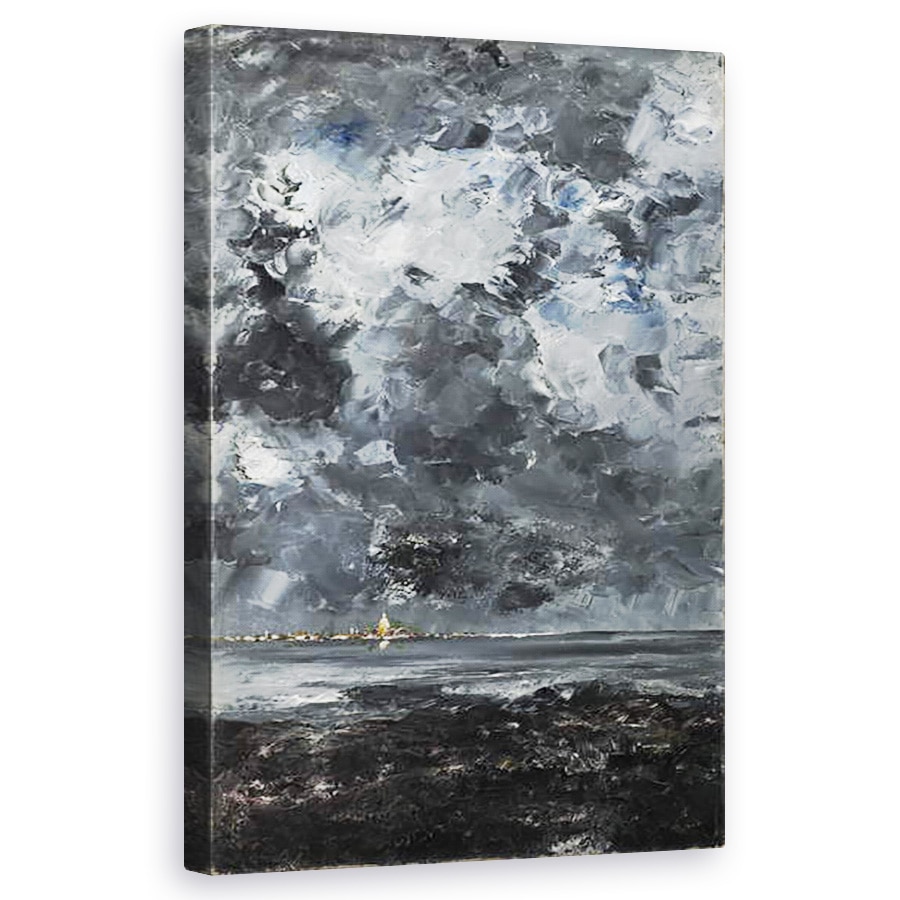 Tablou canvas - August Johan Strindberg - Orasul , 60 x 100 cm