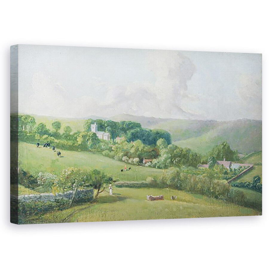 Tablou canvas - John Fisher - Osmington, O vedere la sat, 60 x 100 cm