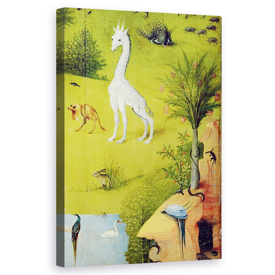 Tablou canvas - Hieronymus Bosch - Gradina deliciilor Pamantesti, 50 x 80 cm