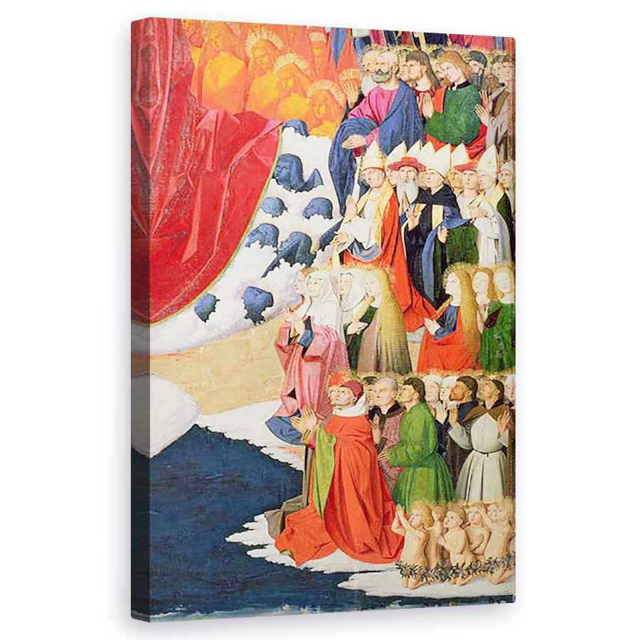 Tablou canvas - Enguerrand Quarton - incoronarea Fecioarei, 50 x 80 cm