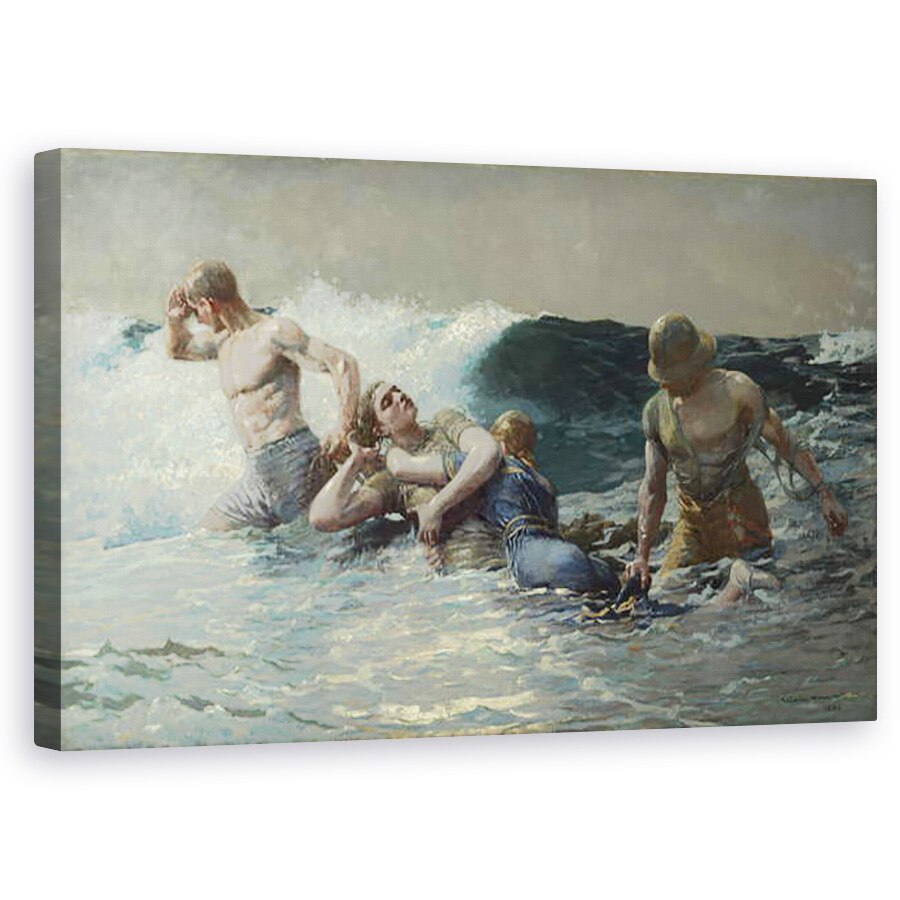 Tablou canvas - Winslow Homer - Undertractare, 60 x 100 cm