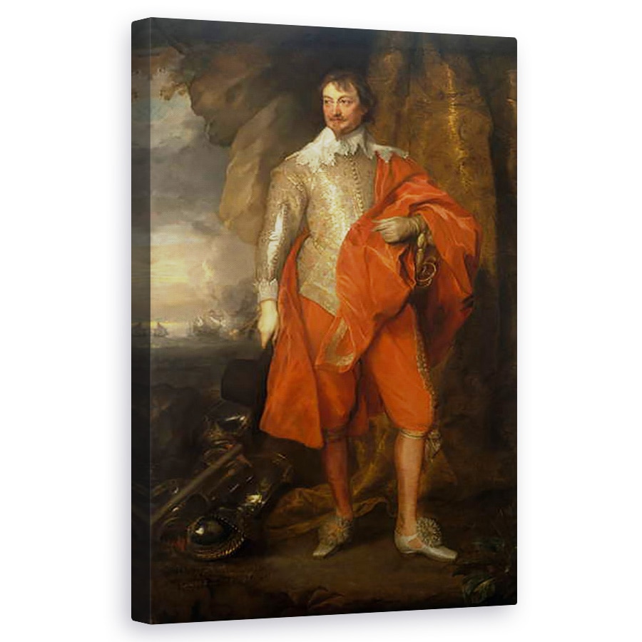 Tablou canvas - Anthony van Dyck - Robert Rich, al doilea conte de Warwick, 50 x 80 cm