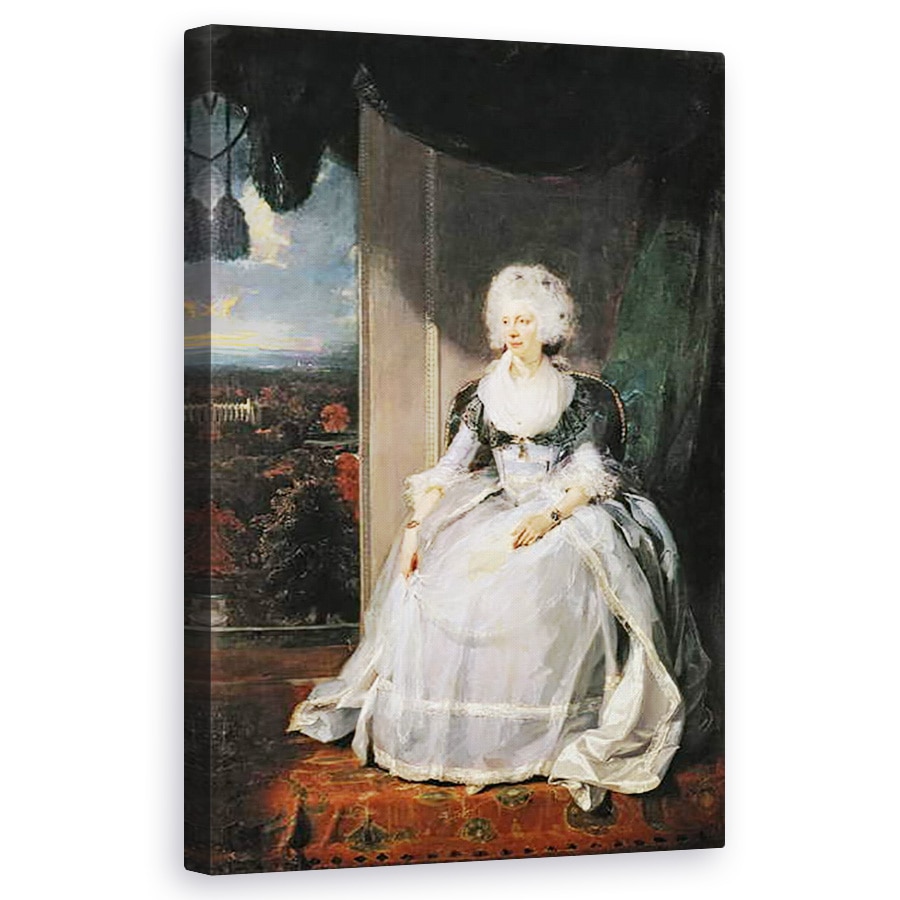 Tablou canvas - Thomas Lawrence - Regina Charlotte, 1789-90, 50 x 80 cm