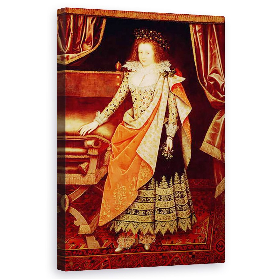 Tablou canvas - Marcus Gheeraerts the Younger - Frances Howard, contesa de Hertford, 50 x 80 cm