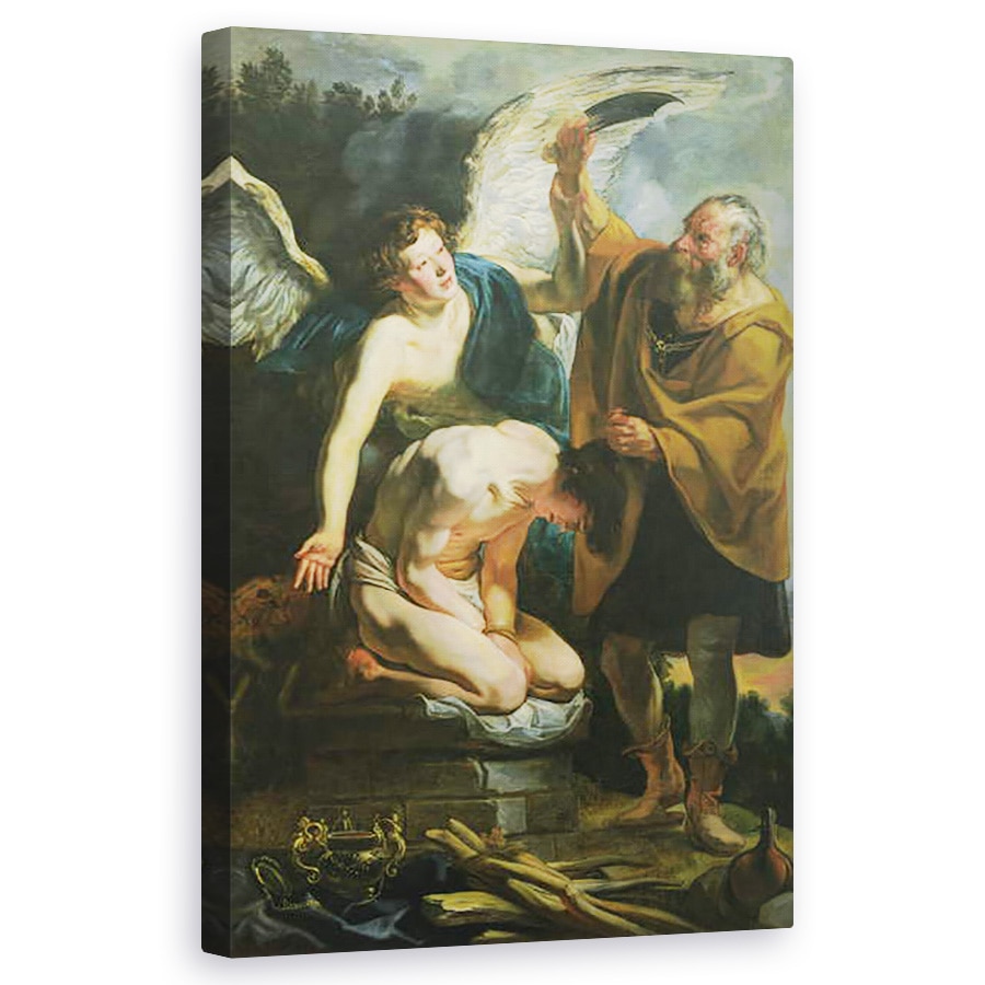 Tablou canvas - Jacob Jordaens - Sacrificiul lui Isaac , 60 x 100 cm