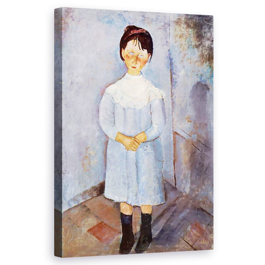 Tablou canvas - Amedeo Modigliani - Fata in albastru, 60 x 100 cm