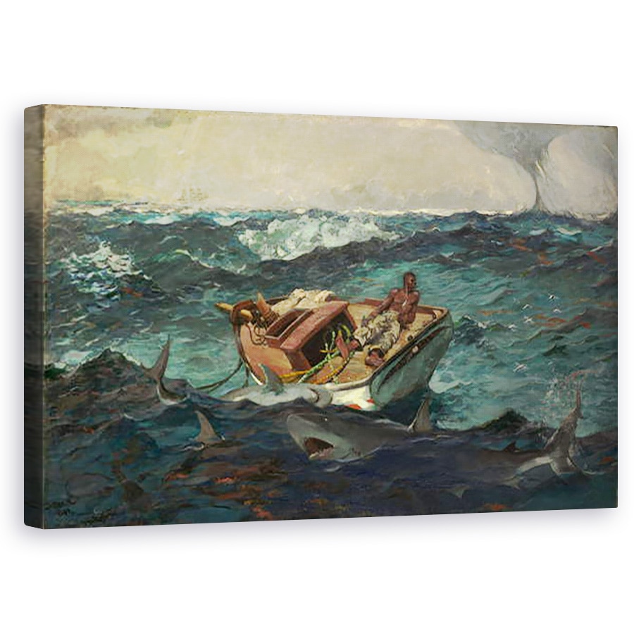 Tablou canvas - Winslow Homer - Curentul Golfului, 60 x 100 cm