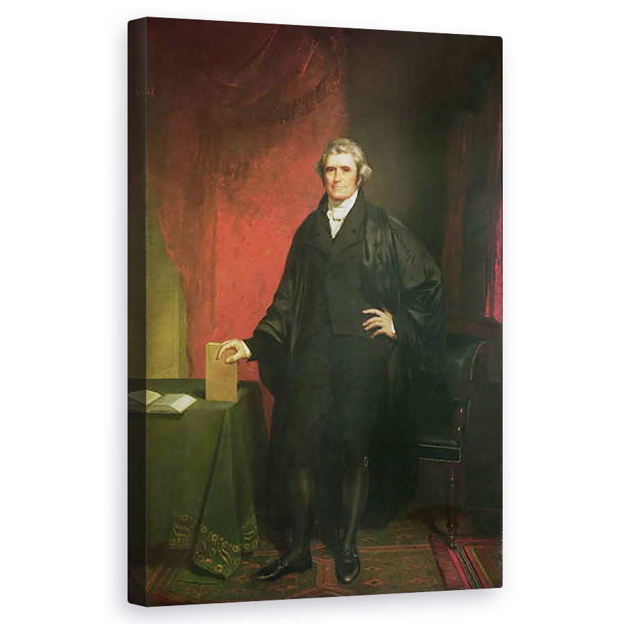 Tablou canvas - Chester Harding - sef al Justitiei Marshall 1755-1835 , 50 x 80 cm