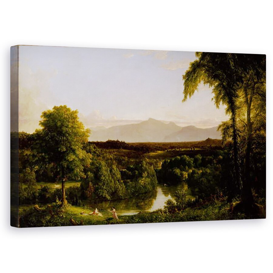 Tablou canvas - Thomas Cole - Vedere pe Catskill—inceputul toamnei, 60 x 100 cm
