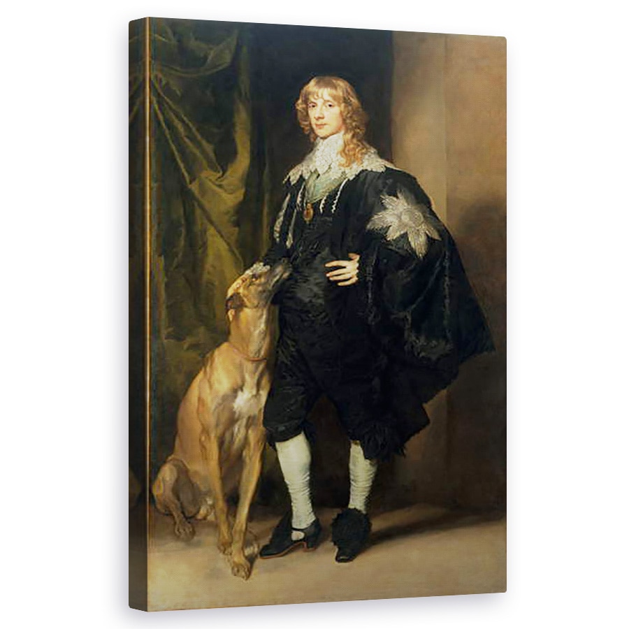 Tablou canvas - Anthony van Dyck - James Stuart, Duce de Richmond si Lennox, 50 x 80 cm