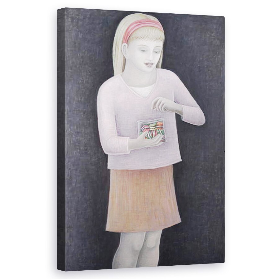Tablou canvas - Ruth Addinall - Tanara cu dulciuri, 50 x 80 cm