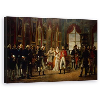 Tablou canvas - Georges Rouget - Napoleon primind senatorii si declarandu-se imparat, 50 x 80 cm Tablou canvas - Georges Rouget - Napoleon primind senatorii si declarandu-se imparat, 50 x 80 cm