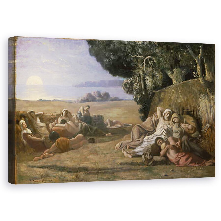 Tablou canvas - Pierre Puvis de Chavannes - Somn, 60 x 100 cm
