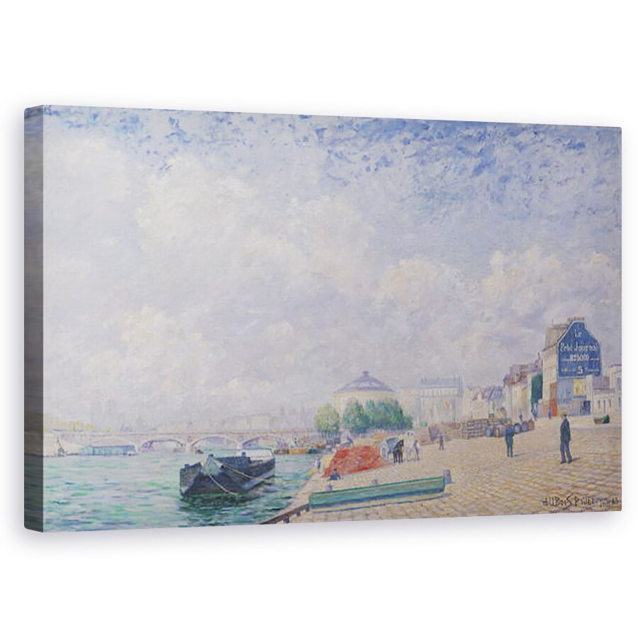 Tablou canvas - Albert Dubois-Pillet - Sena la Bercy, 60 x 100 cm