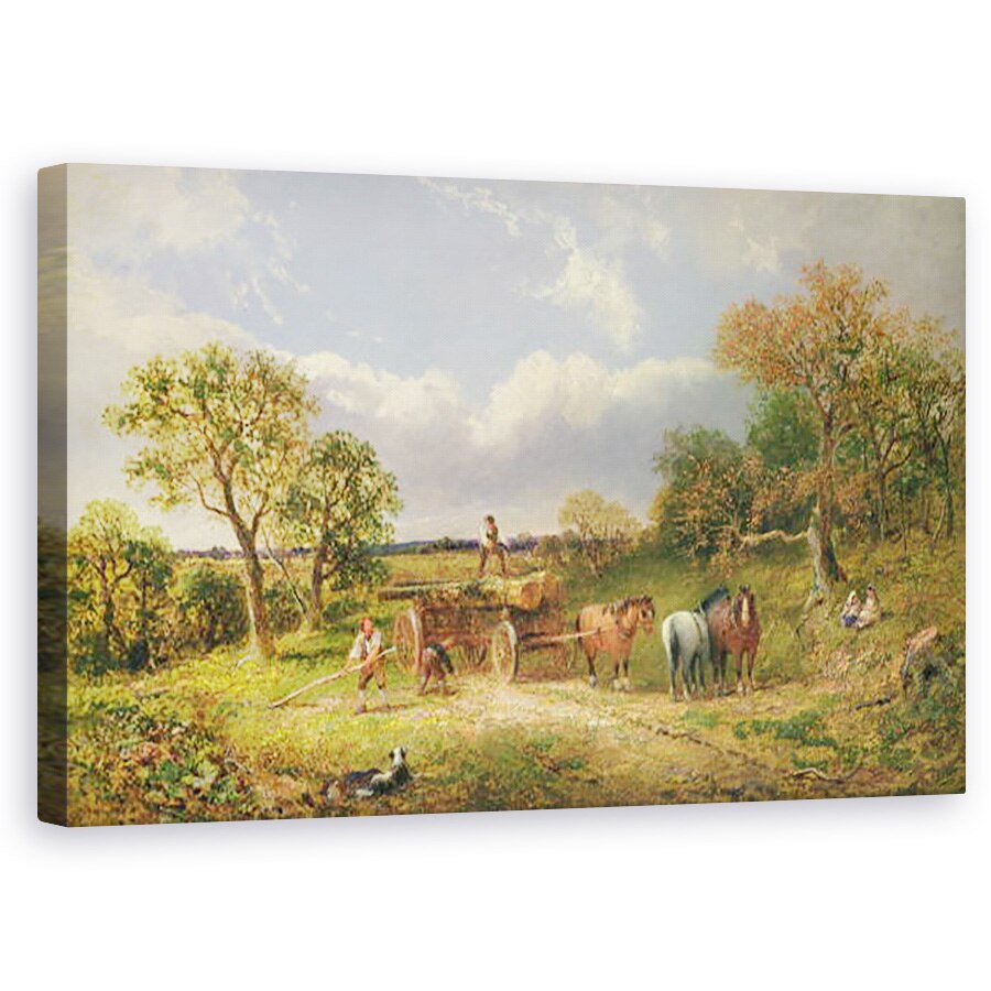 Tablou canvas - James Edwin Meadows - Cos intr-un peisaj, 50 x 80 cm