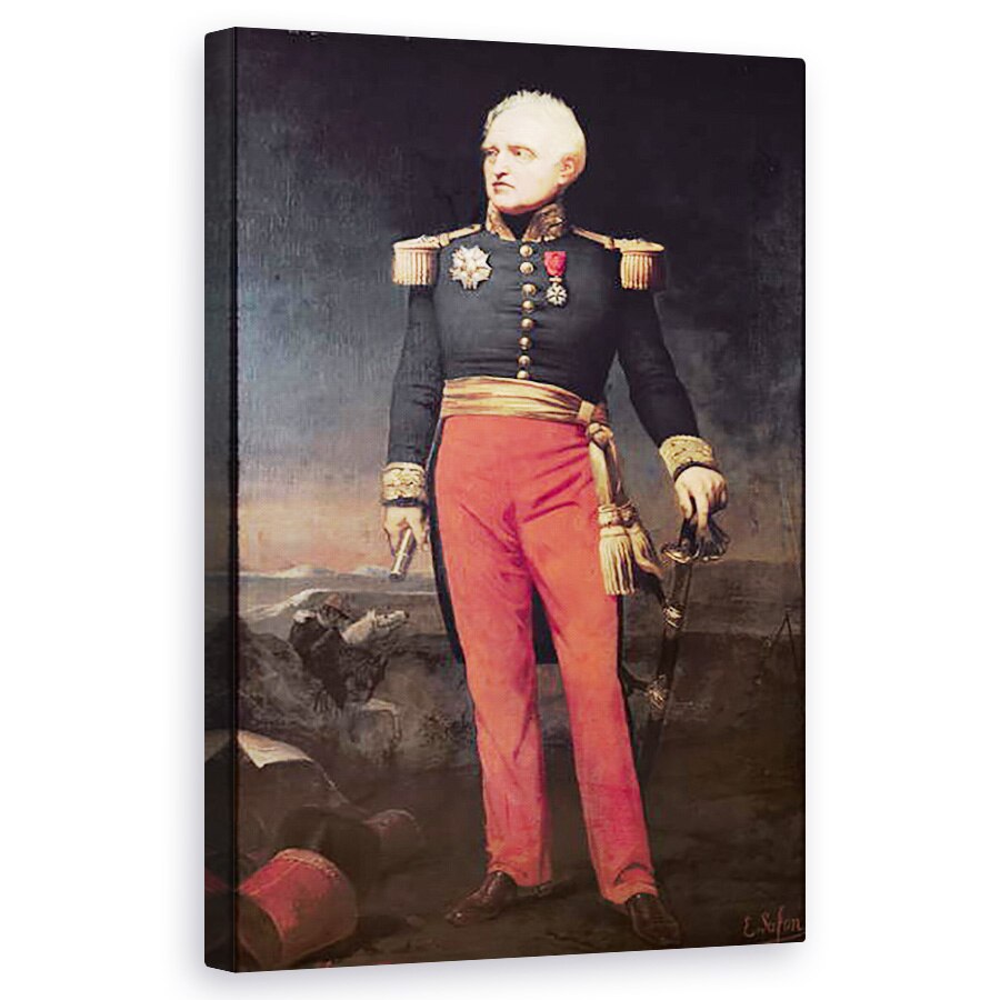 Tablou canvas - Jean-Emile Lafon - Marechalul Bugeaud , 50 x 80 cm