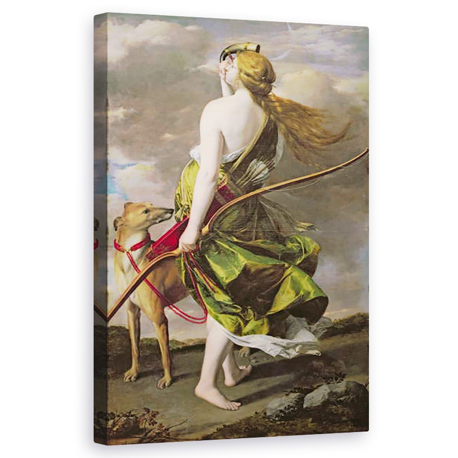 Tablou canvas - Orazio Gentileschi - Diana Vanatorul, 60 x 100 cm