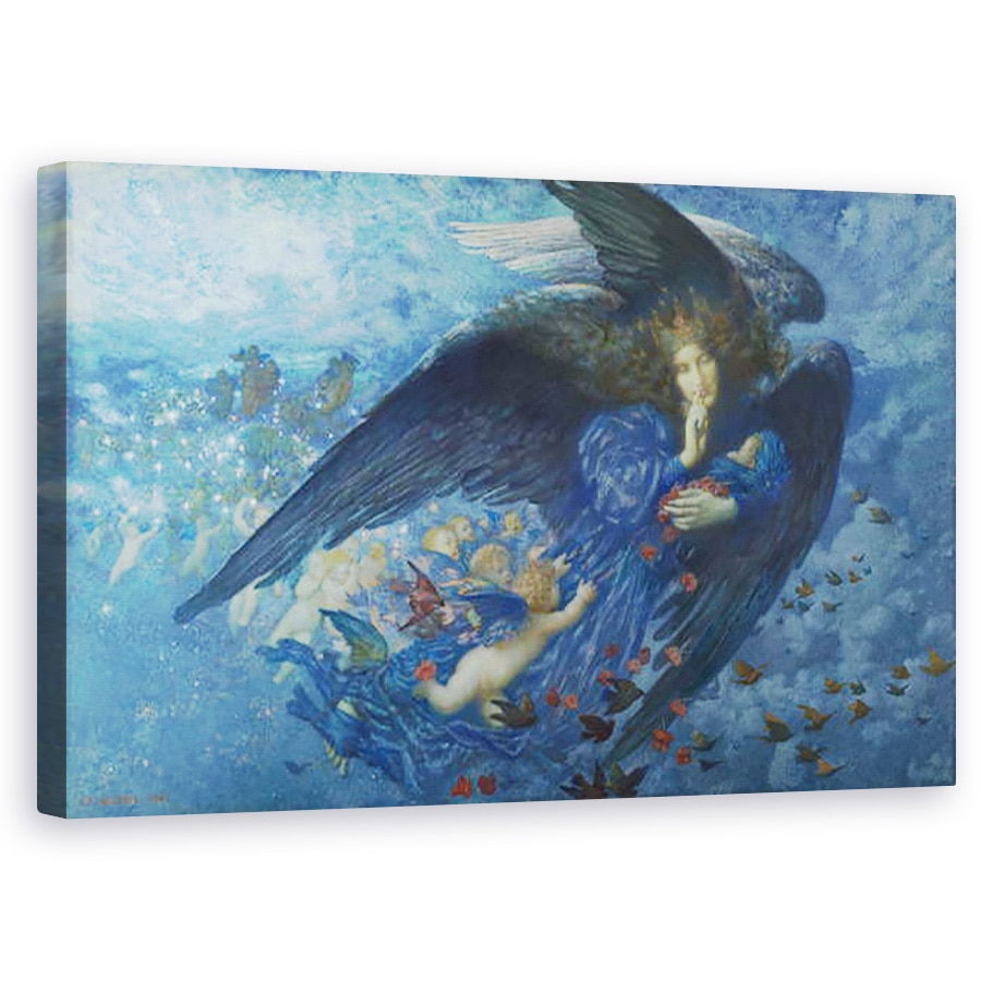 Tablou canvas - Edward Robert Hughes - Noapte cu stele, 60 x 100 cm