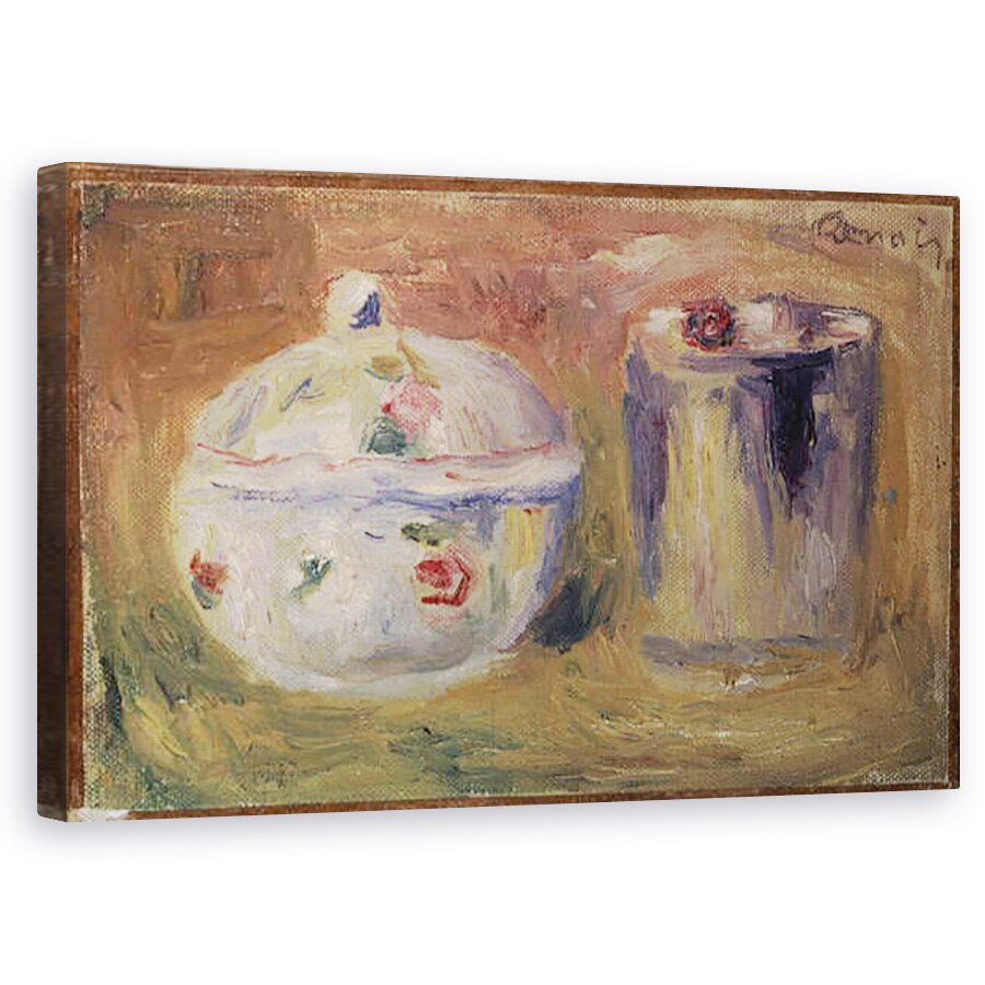 Tablou canvas - Pierre Auguste Renoir - Vas si un pahar, 60 x 100 cm