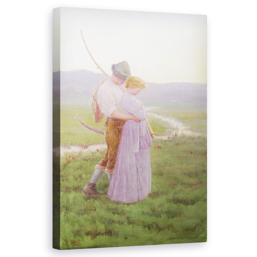 Tablou canvas - William Henry Gore - Un moment de tandru , 60 x 100 cm