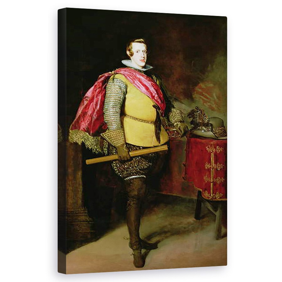 Tablou canvas - Diego Rodriguez de Silva y Velazquez - Portretul lui Filip al IV-lea 1605-65 Al Spaniei , 60 x 100 cm