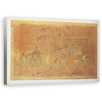 Tablou canvas - Scoala Chineza - Scena din viata lui Confucius c.551-479 i.Hr. si a discipolilor sai, 60 x 100 cm Tablou canvas - Scoala Chineza - Scena din viata lui Confucius c.551-479 i.Hr. si a discipolilor sai, 60 x 100 cm
