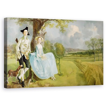Tablou canvas - Thomas Gainsborough - Domnul si doamna Andrews, 50 x 80 cm Tablou canvas - Thomas Gainsborough - Domnul si doamna Andrews, 50 x 80 cm