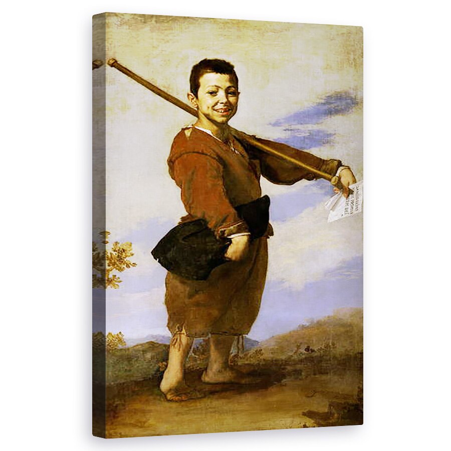 Tablou canvas - Jusepe de Ribera - Piciorul clubului, 50 x 80 cm